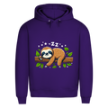 Herren Premium Bio Hoodie Faultier