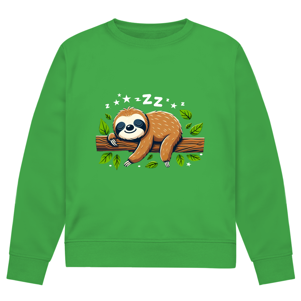 Herren Premium Bio Sweatshirt Faultier