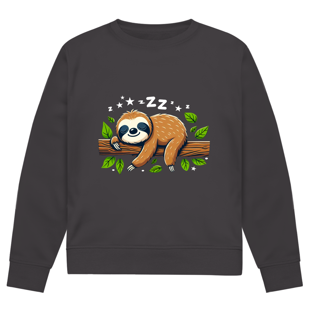 Herren Premium Bio Sweatshirt Faultier