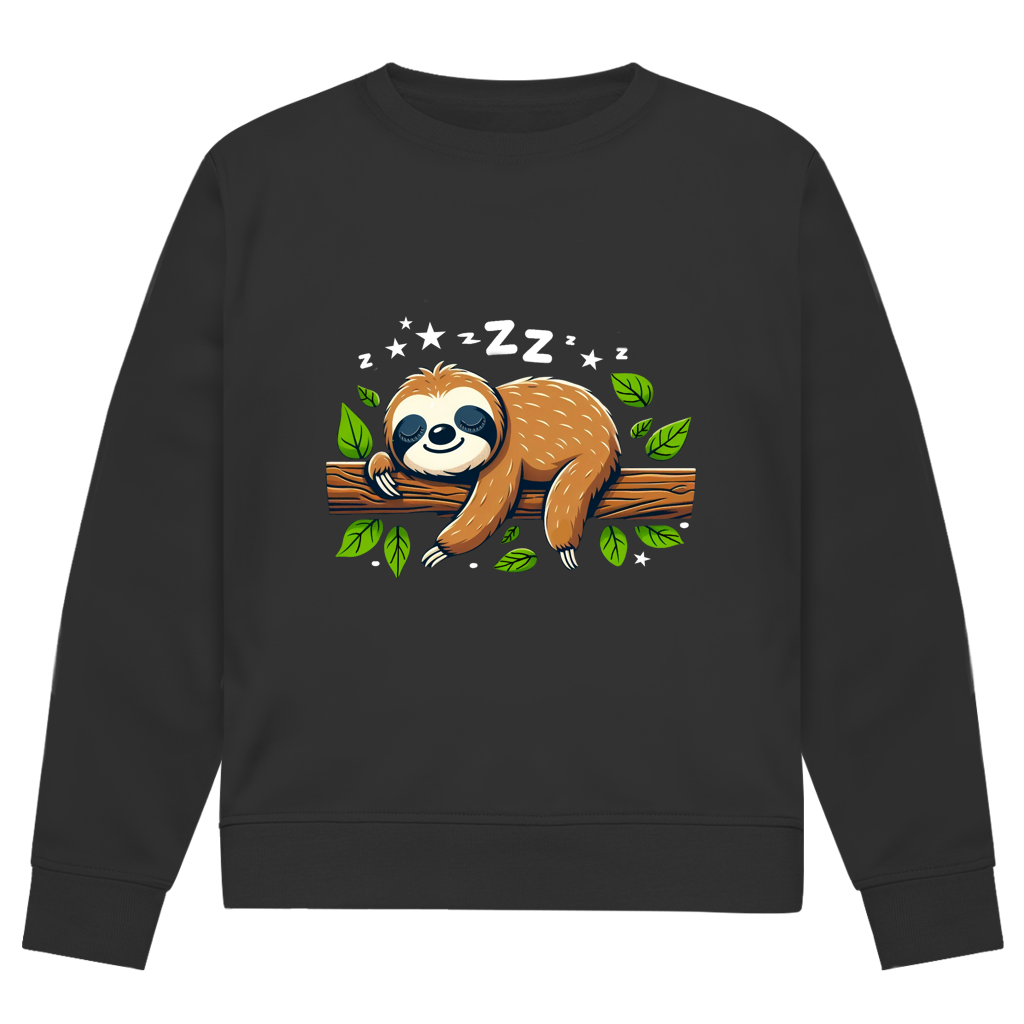 Herren Premium Bio Sweatshirt Faultier