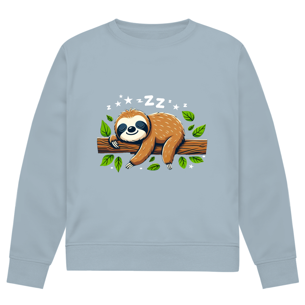 Herren Premium Bio Sweatshirt Faultier