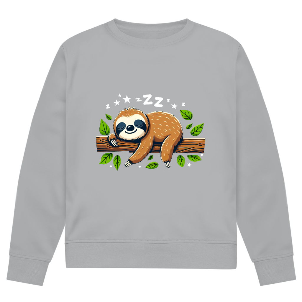 Herren Premium Bio Sweatshirt Faultier