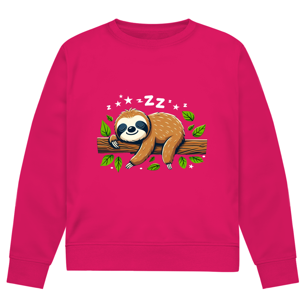 Herren Premium Bio Sweatshirt Faultier