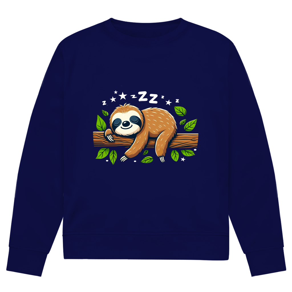 Herren Premium Bio Sweatshirt Faultier