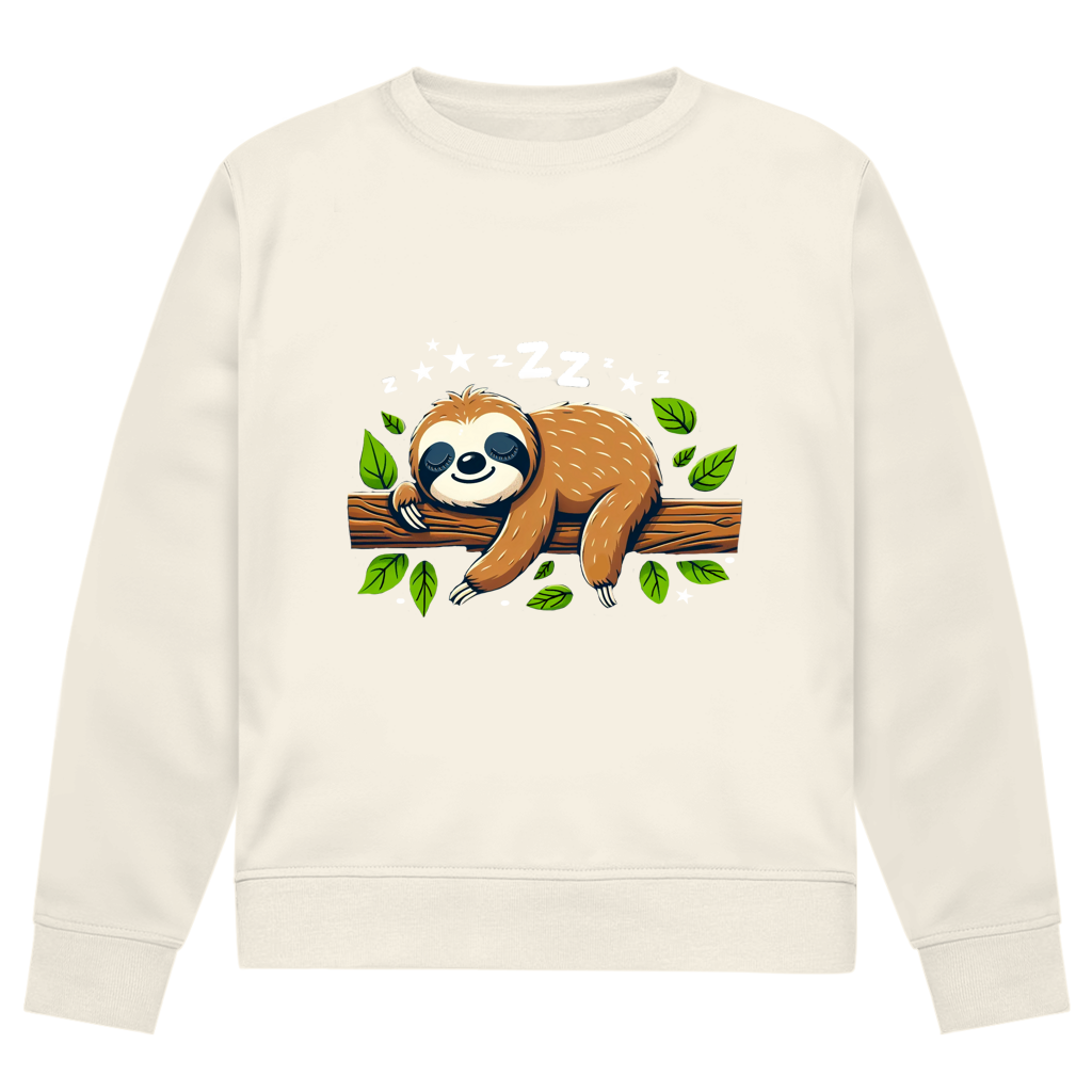 Herren Premium Bio Sweatshirt Faultier