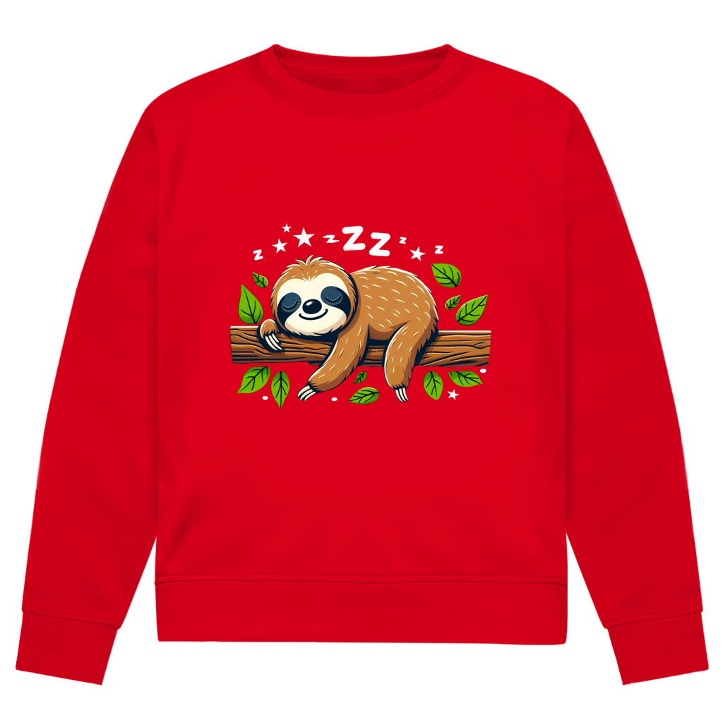 Herren Premium Bio Sweatshirt Faultier