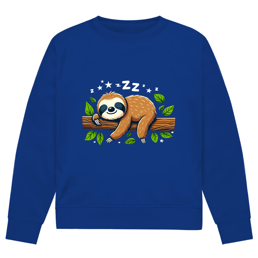 Herren Premium Bio Sweatshirt Faultier