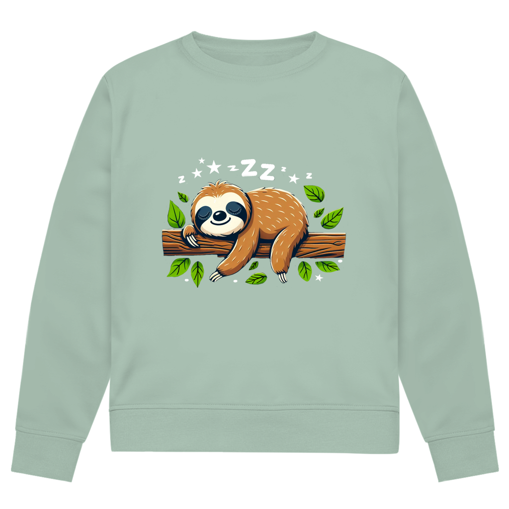 Herren Premium Bio Sweatshirt Faultier