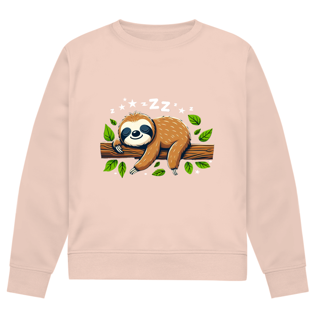 Herren Premium Bio Sweatshirt Faultier