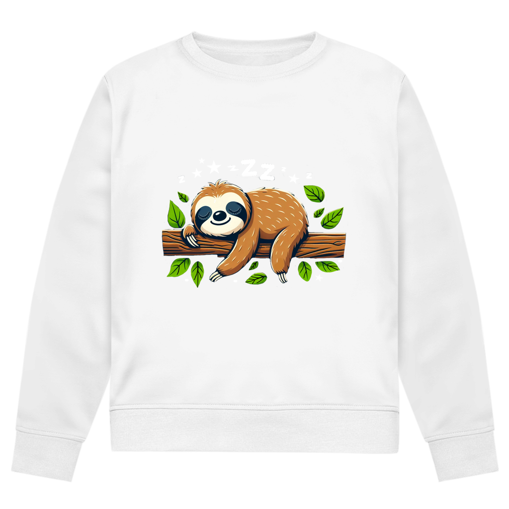 Herren Premium Bio Sweatshirt Faultier
