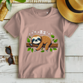 Damen Premium Bio T-Shirt Faultier