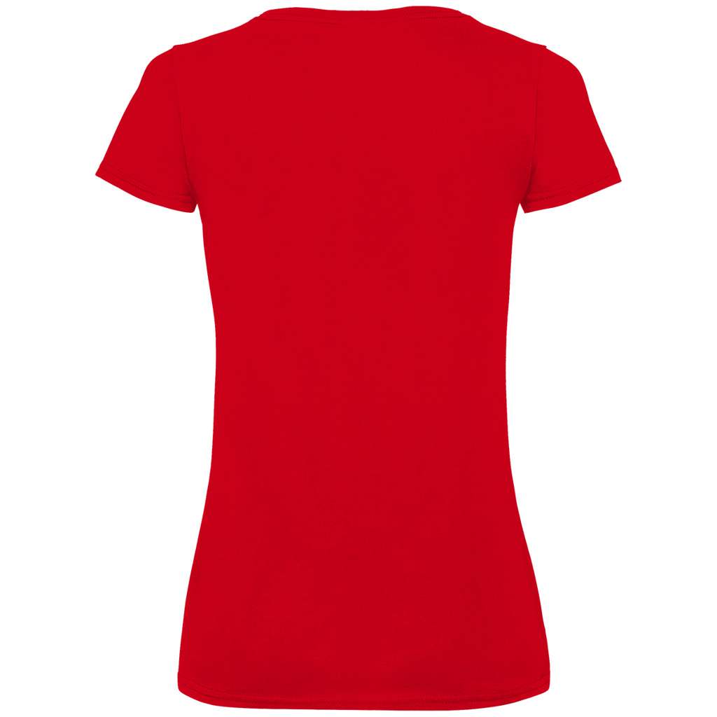Damen Premium Bio V-Neck T-Shirt Faultier
