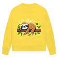 Damen Premium Bio Sweatshirt Faultier