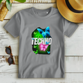 Damen Premium Bio T-Shirt Techno Butterfly