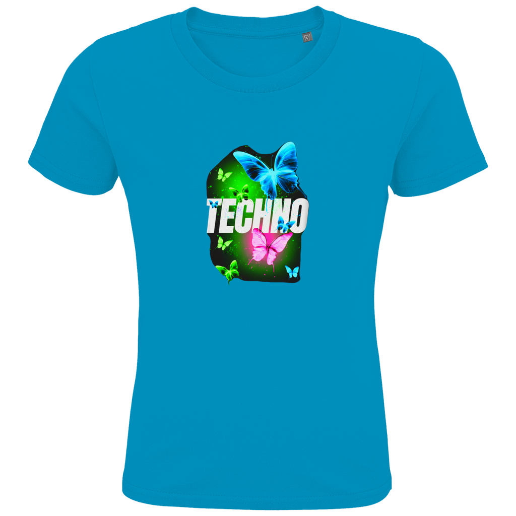 Kids Premium Bio T-Shirt Techno Butterfly