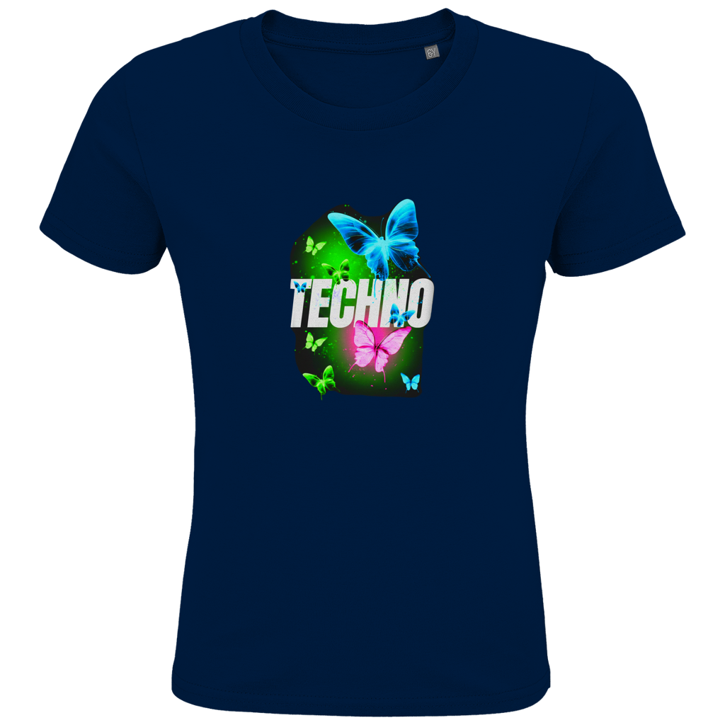 Kids Premium Bio T-Shirt Techno Butterfly
