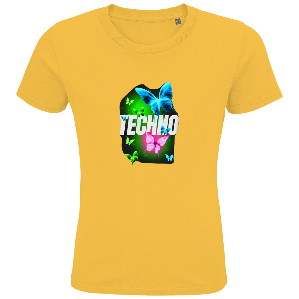 Kids Premium Bio T-Shirt Techno Butterfly