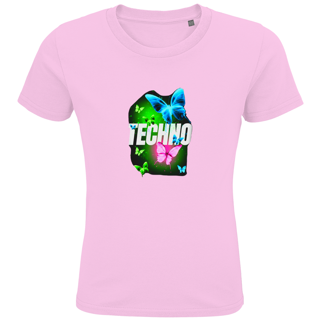 Kids Premium Bio T-Shirt Techno Butterfly