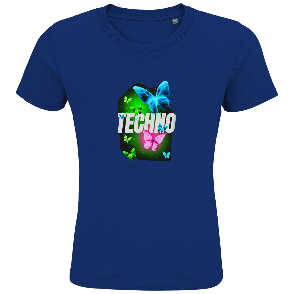 Kids Premium Bio T-Shirt Techno Butterfly