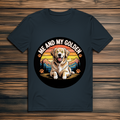 Herren Premium Bio T-Shirt Me and my golden Retriever