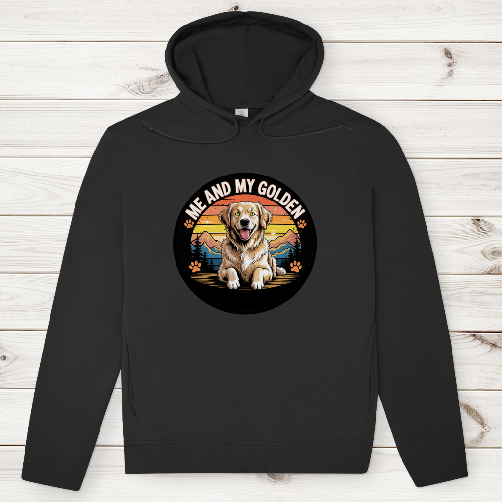 Herren Premium Bio Hoodie Me and my golden Retriever