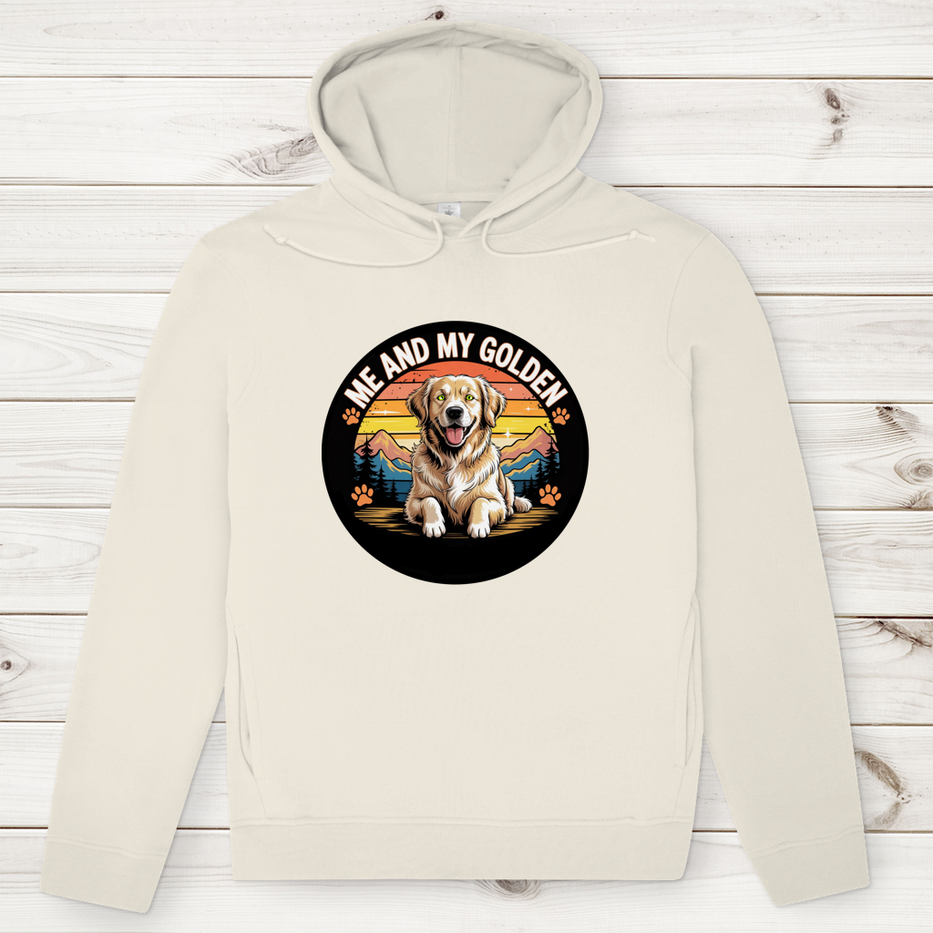 Herren Premium Bio Hoodie Me and my golden Retriever