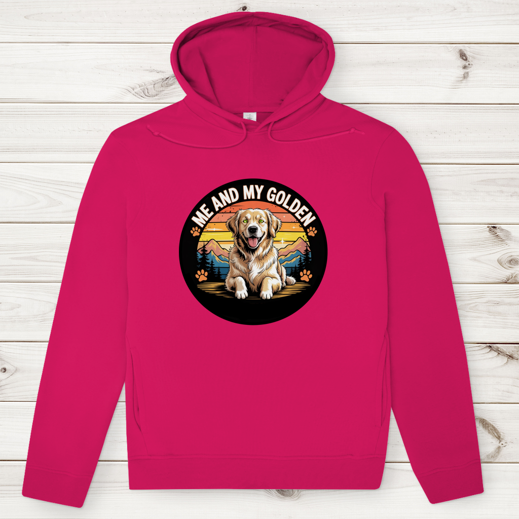 Herren Premium Bio Hoodie Me and my golden Retriever