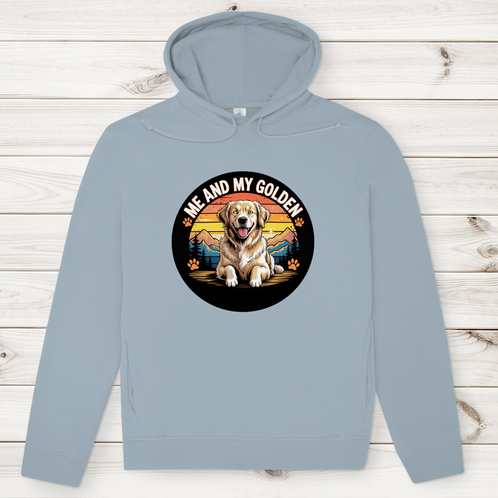 Herren Premium Bio Hoodie Me and my golden Retriever