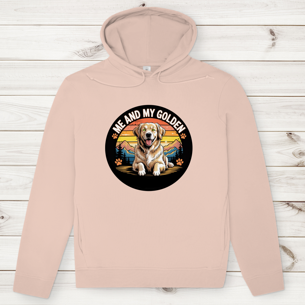 Herren Premium Bio Hoodie Me and my golden Retriever