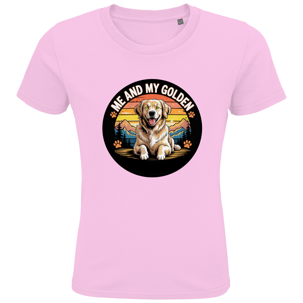 Kids Premium Bio T-Shirt Me and my golden Retriever