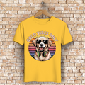 Herren Premium Bio T-Shirt Good vibes only with dog