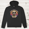 Herren Premium Bio Hoodie Good vibes only with dog