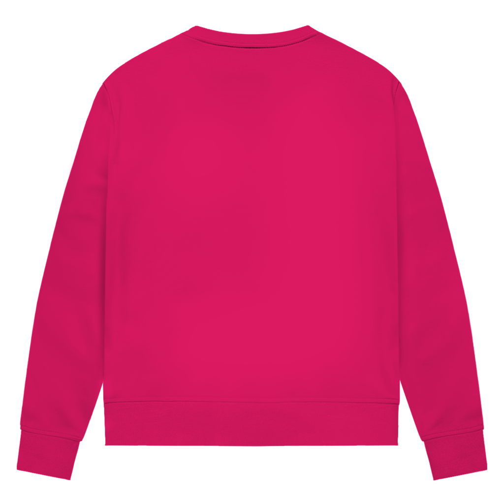 Damen Premium Bio Sweatshirt Good vibes only with dog