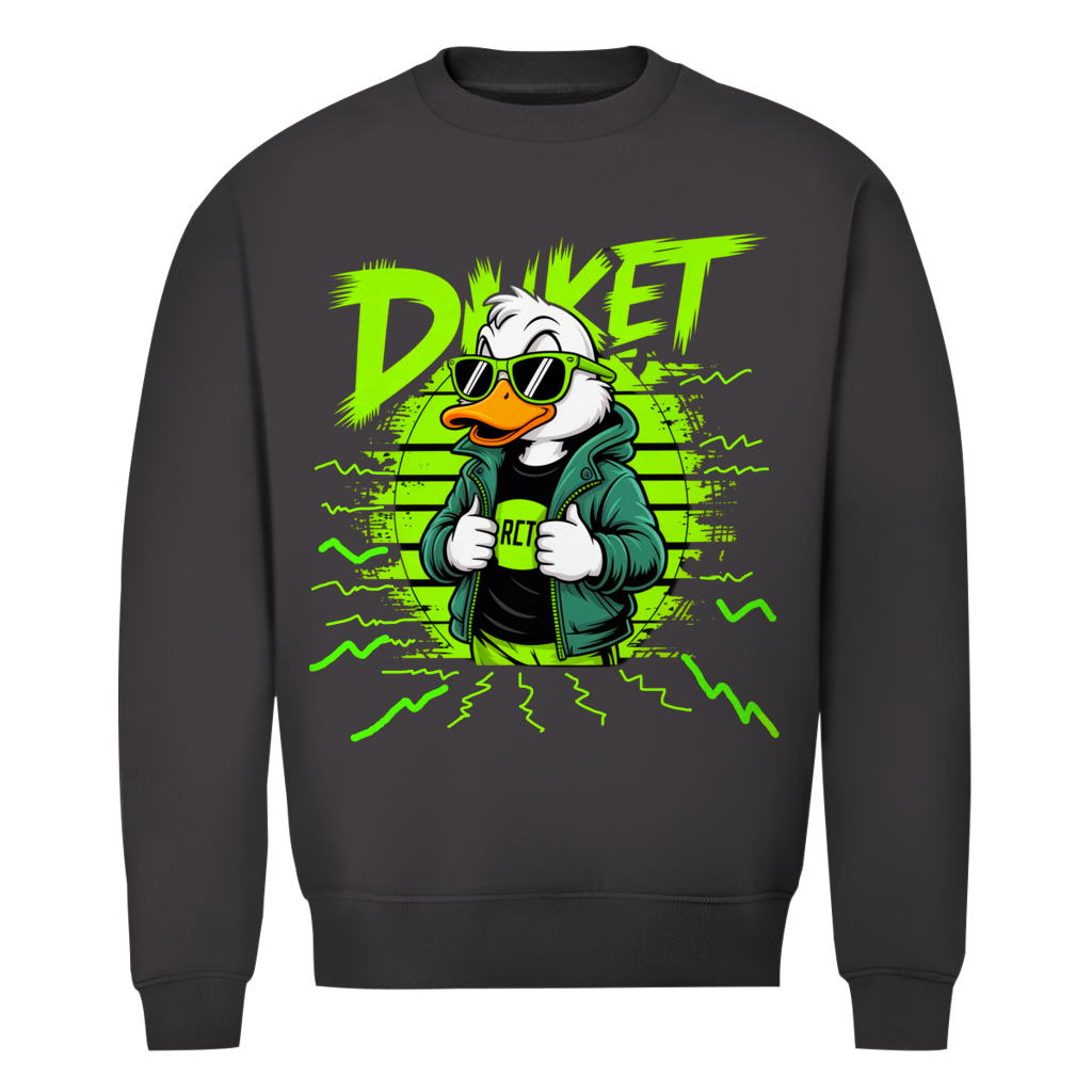 Herren Premium Bio Sweatshirt Ducket Hans