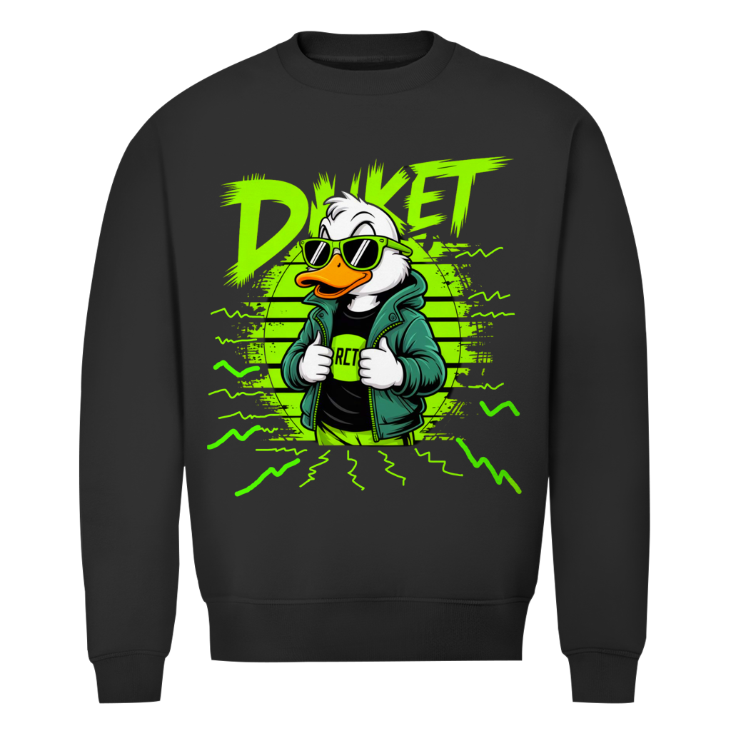 Herren Premium Bio Sweatshirt Ducket Hans