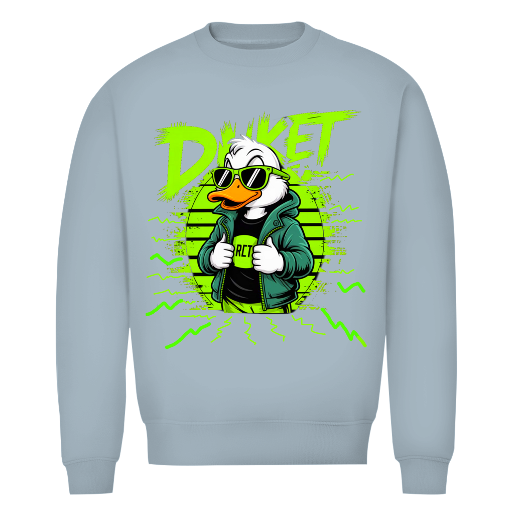 Herren Premium Bio Sweatshirt Ducket Hans
