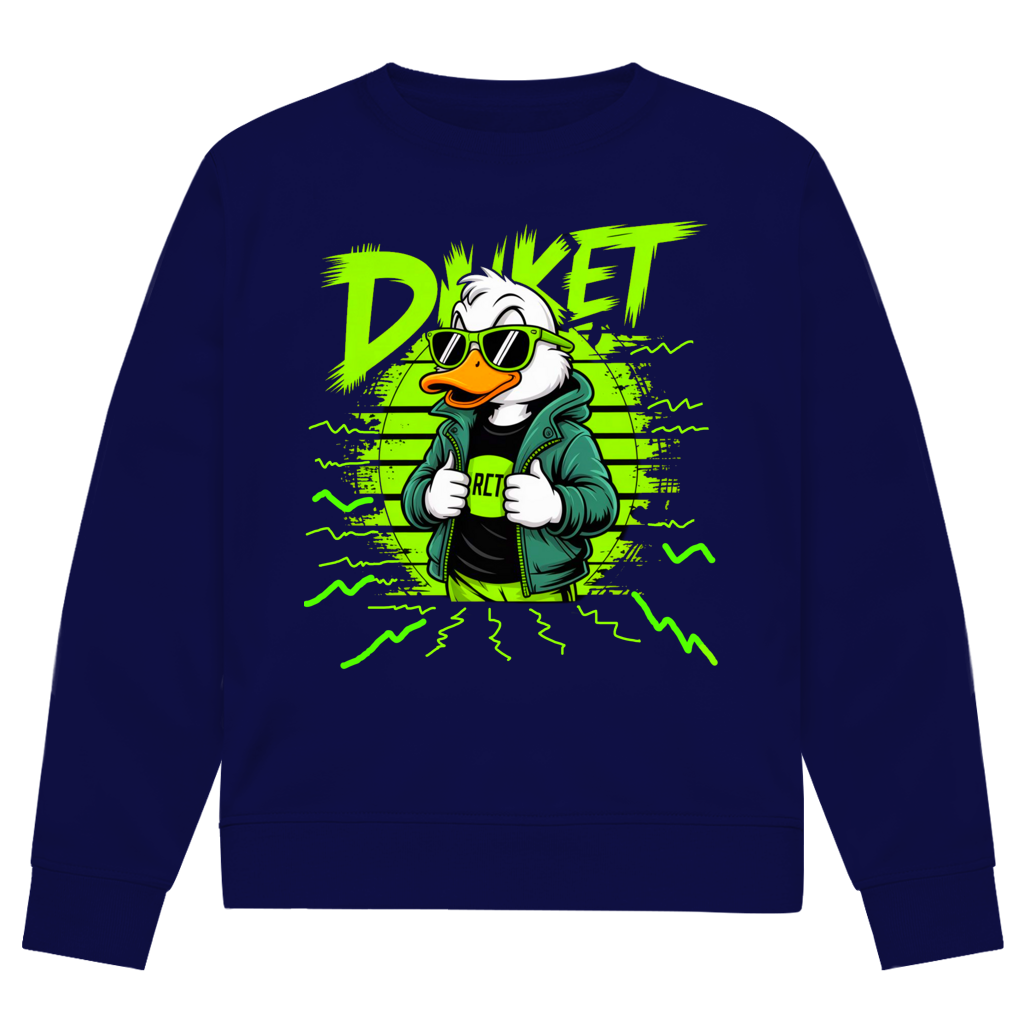 Herren Premium Bio Sweatshirt Ducket Hans