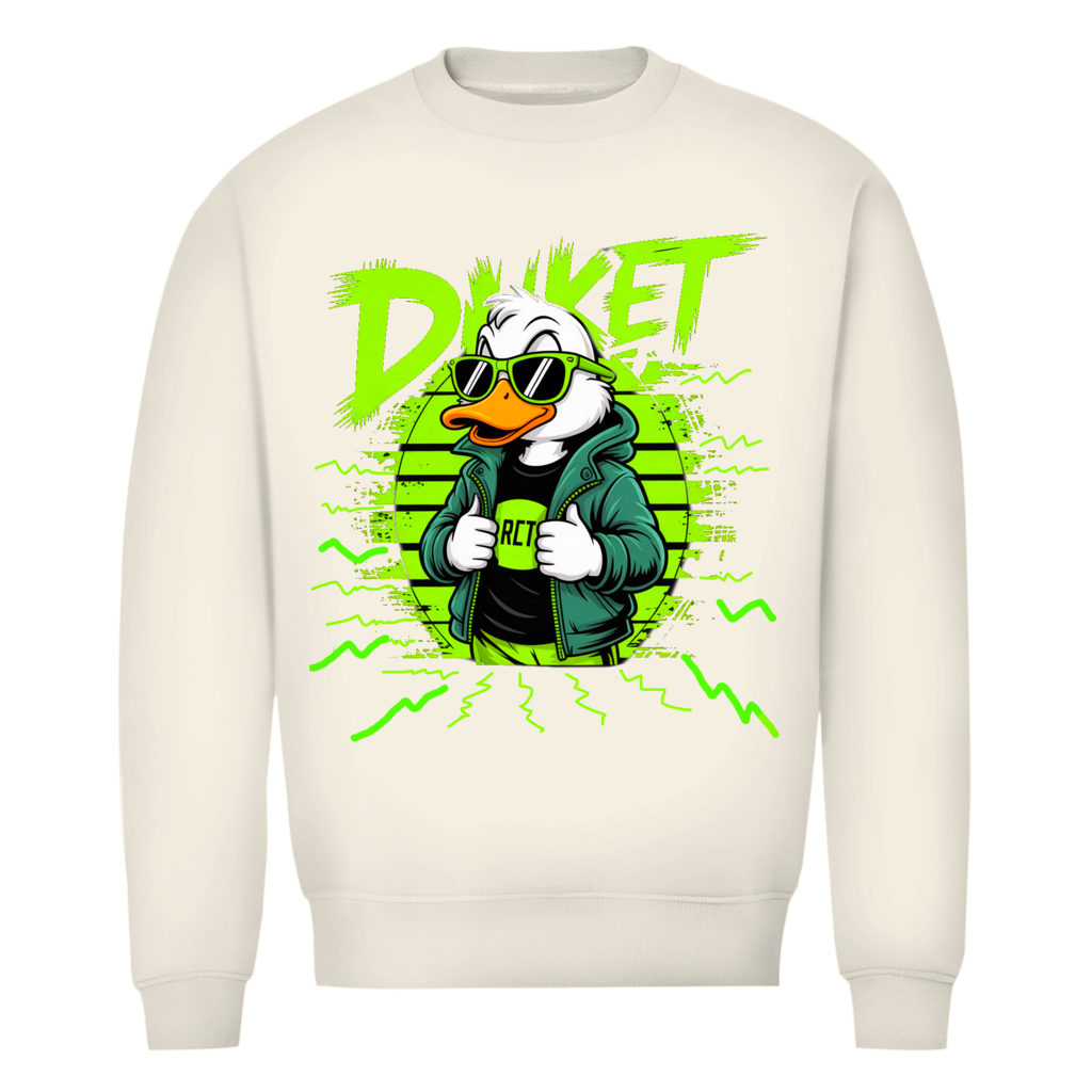 Herren Premium Bio Sweatshirt Ducket Hans