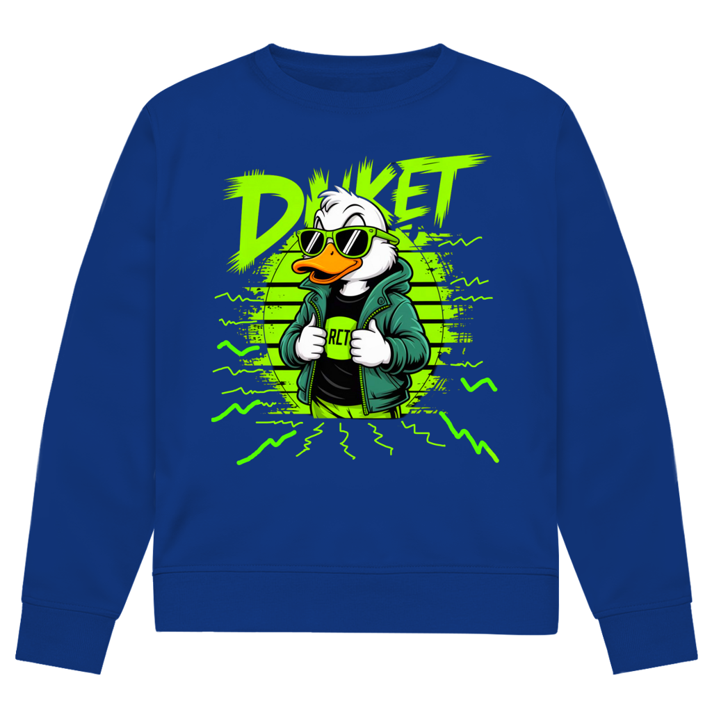 Herren Premium Bio Sweatshirt Ducket Hans