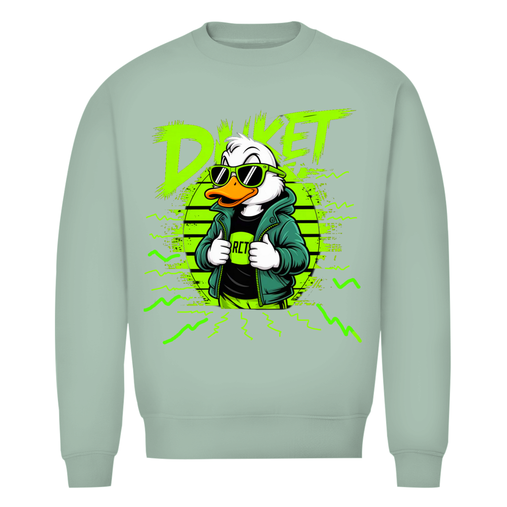 Herren Premium Bio Sweatshirt Ducket Hans