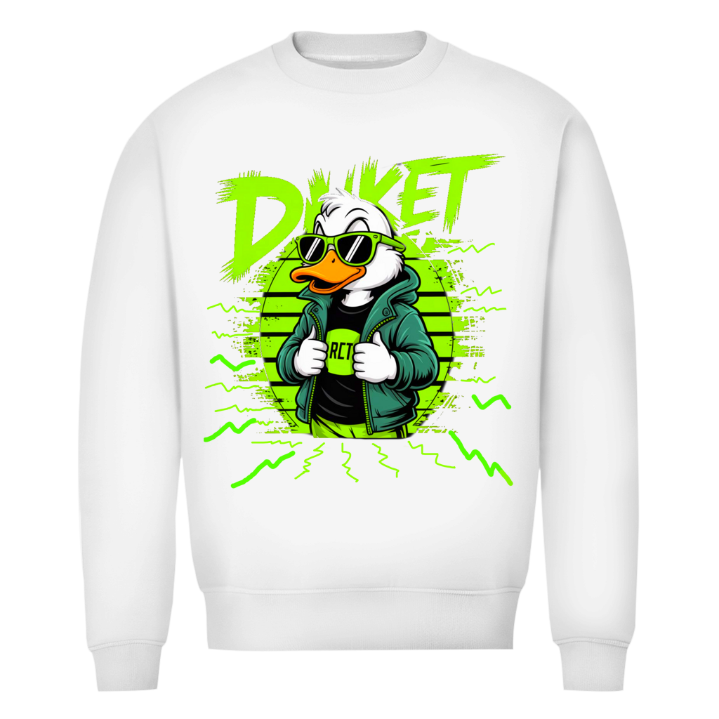 Herren Premium Bio Sweatshirt Ducket Hans