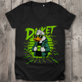 Damen Premium Bio V-Neck T-Shirt Ducket Hans