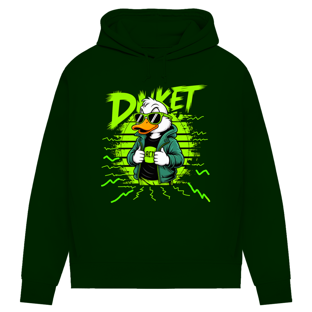 Damen Premium Bio Hoodie Ducket Hans