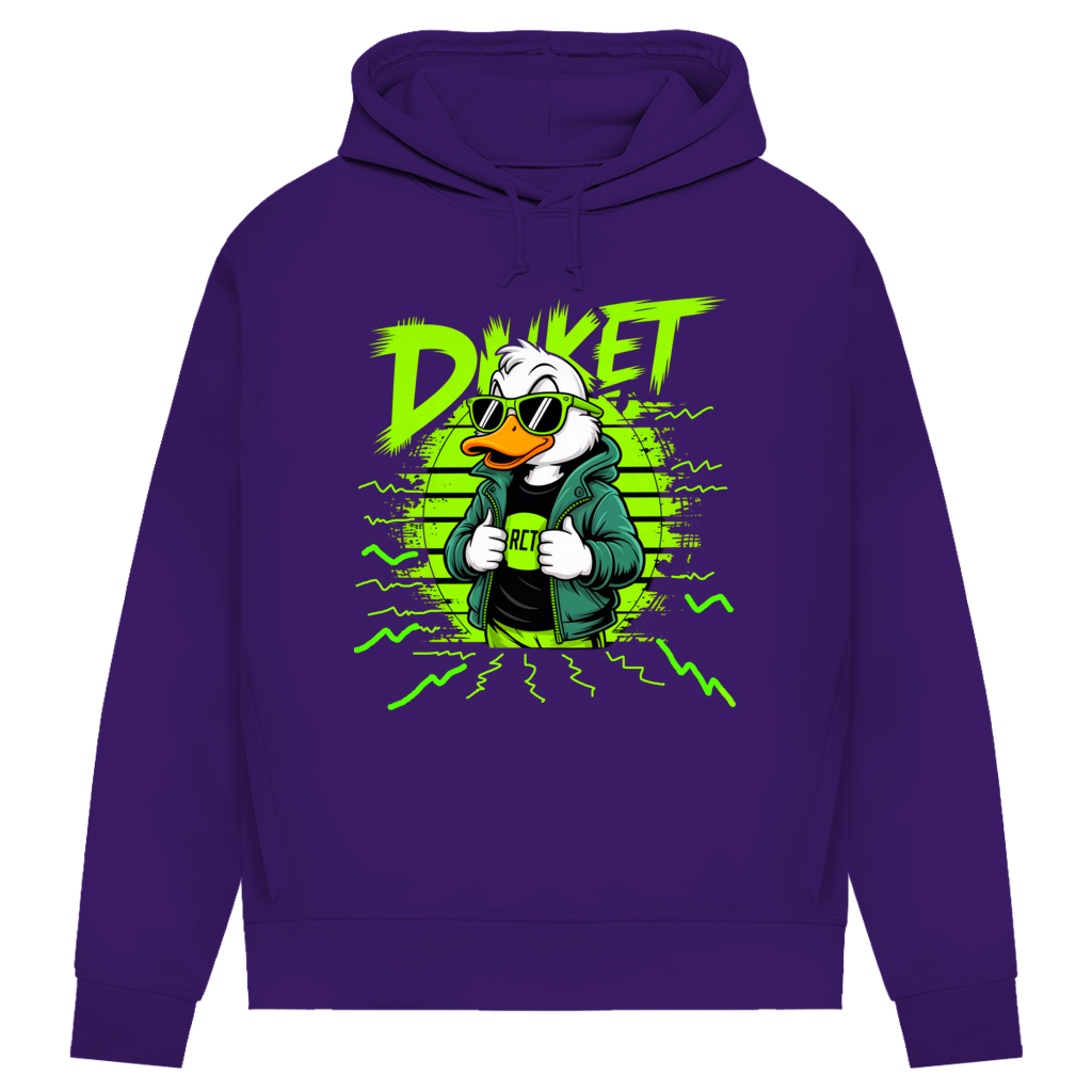Damen Premium Bio Hoodie Ducket Hans