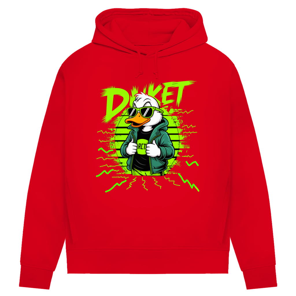Damen Premium Bio Hoodie Ducket Hans