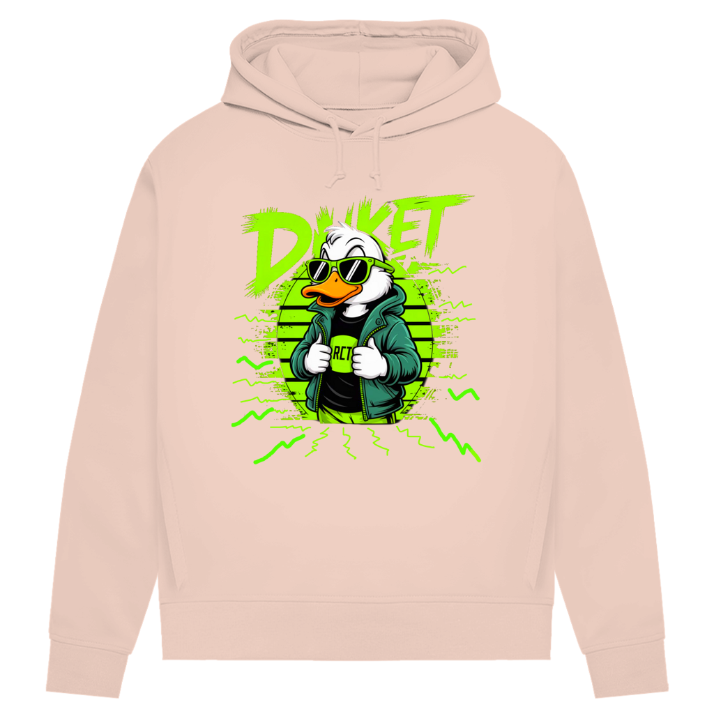 Damen Premium Bio Hoodie Ducket Hans
