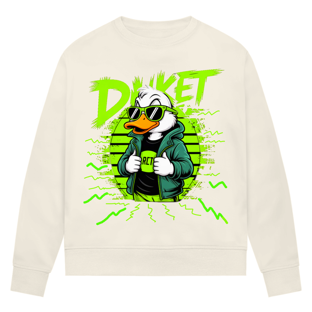 Damen Premium Bio Sweatshirt Ducket Hans