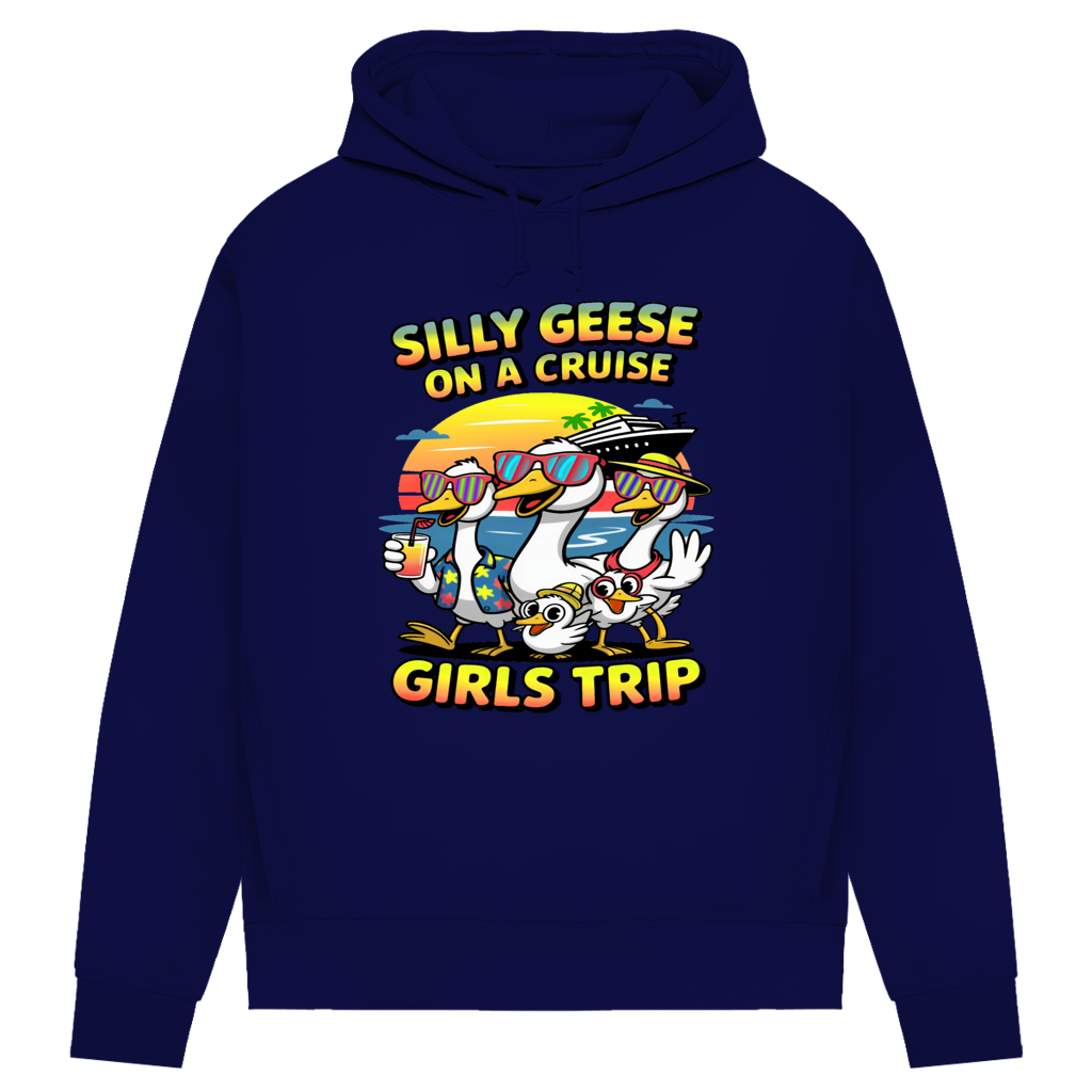 Damen Premium Bio Hoodie Silly Geese