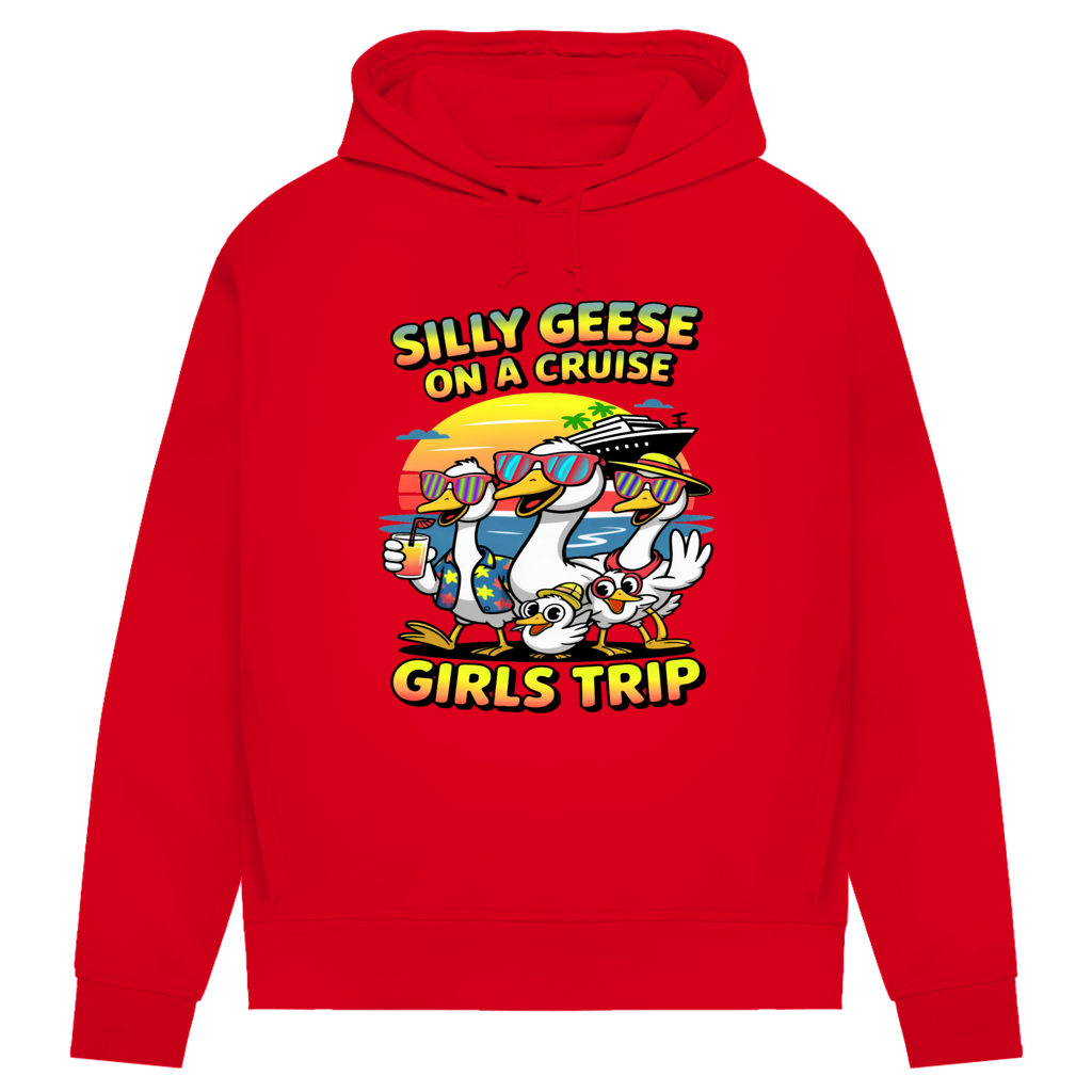 Damen Premium Bio Hoodie Silly Geese
