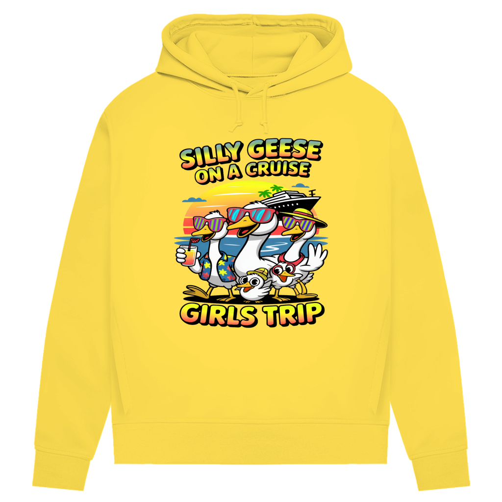 Damen Premium Bio Hoodie Silly Geese